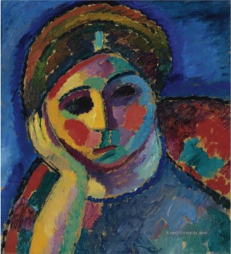 Alexej Malerei - die denkende Frau 1912 Alexej von Jawlensky